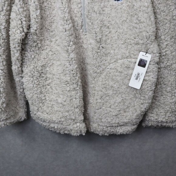 NFL Tennessee Titans Sherpa‎ Jacket Womens Large Football Quarter-Zip Pullover - Picture 4 of 13